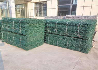 80mmx100mm Mesh Größe PVC beschichtet heiß getaucht galvanisierte Gabion Käfige für robuste Bau