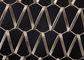 Metallverbindungs-dekorative Maschendraht-Platten-Spiralen-dekoratives Netz für Vorhang