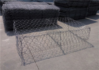Verstärkte itärische hexagonale Verzinkte Draht Gabionboxen mit 3,4 mm Selvedge Draht