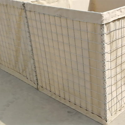 Galvanisierte geschweißte Armee Barriere itärische Sandwand Verteidigungssicherheit itärische Gabion Box