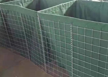 Galvanisierte geschweißte itärische Gabionbox Sicherheit itärische Verteidigungsbarriere mit Sand