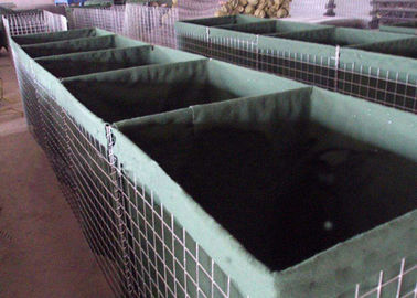 Galvanisierte geschweißte itärische Gabionbox Sicherheit itärische Verteidigungsbarriere mit Sand
