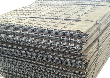 Langlebig geschweißte itärische Verteidigungsbarrieren / Gabion Mesh Box zur Überschwemmungskontrolle
