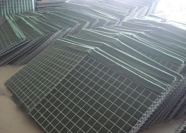 ISO itärische Verteidigungsbastion Barriere / geschweißte Gabion Box für 3-6mm Draht Durchmesser