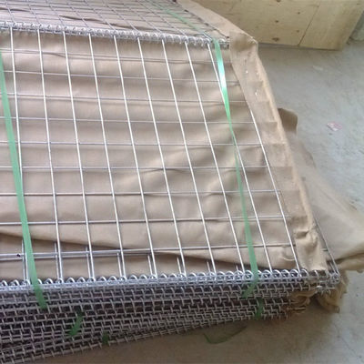 ISO itärische Verteidigungsbastion Barriere / geschweißte Gabion Box für 3-6mm Draht Durchmesser