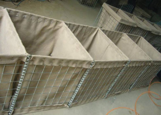 itärische Verteidigungsbarrieren / Sandbarrieren aus Gabion Mesh Box