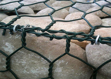 8 * 10 PVC-Mischgut verstärkt Gabions-Korb für Flussbank