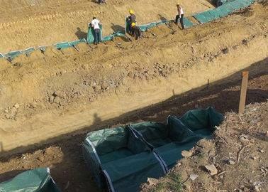 Geotechnische Taschen-itär- Bunker Galfan-Metall-Gabions-Körbe pp.