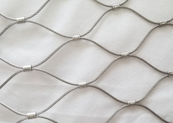 Rhomboid Hole Rockfall Prevention Netting mit Ferruled Verbindung für Zoo