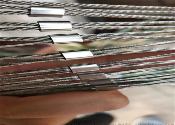304 Flexibles Seilnetz aus Edelstahl, geknüpft / Ferrule