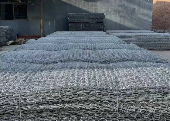 Zink 230g/M2 beschichtete Gray Gabion Wire Mesh 2.0mm mit ≥15% Verlängerung