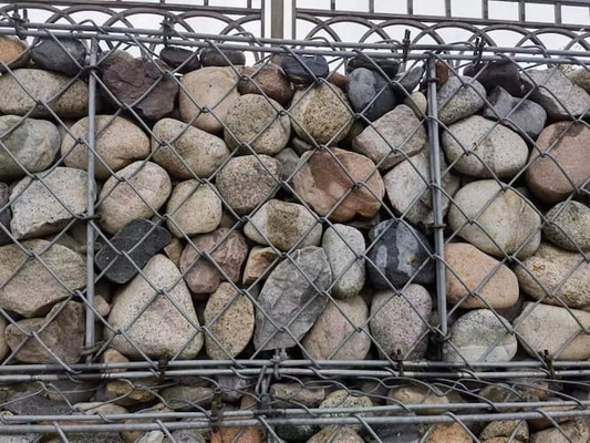 1x1x1m Gabion-Drahtnetz PVC-Beschichtung Dicke 0,2-1 mm