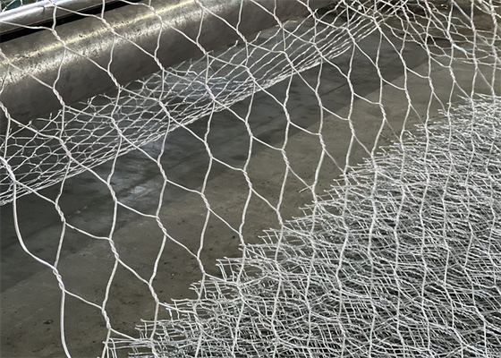 1m-6m Länge Gabiondrahtgitter Hexagonalen dekorativen Körben Stützwände