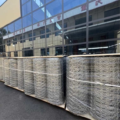 Verzinkte Gabionen-Drahtgitterrollen 80x100 Maschenweite 2,70 mm Drahtdurchmesser
