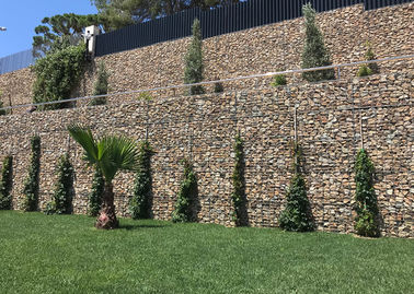 Landschaftsbau-Stützmauer Gabions-Körbe hochfest
