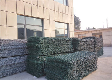 Plastik-PVC beschichtete Gabion/doppelten verdrehten sechseckigen Maschendraht-Stahlkasten