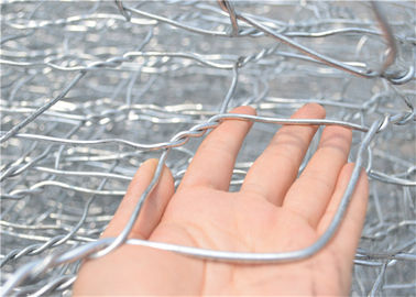 Zink überzogenes Gabions-Kasten-Doppeltes verdrehter sechseckiger Gabions-Maschendraht